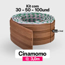 Kit Painel Ripado Autocolante 3M Laminado  | Linha Madeto | DIY